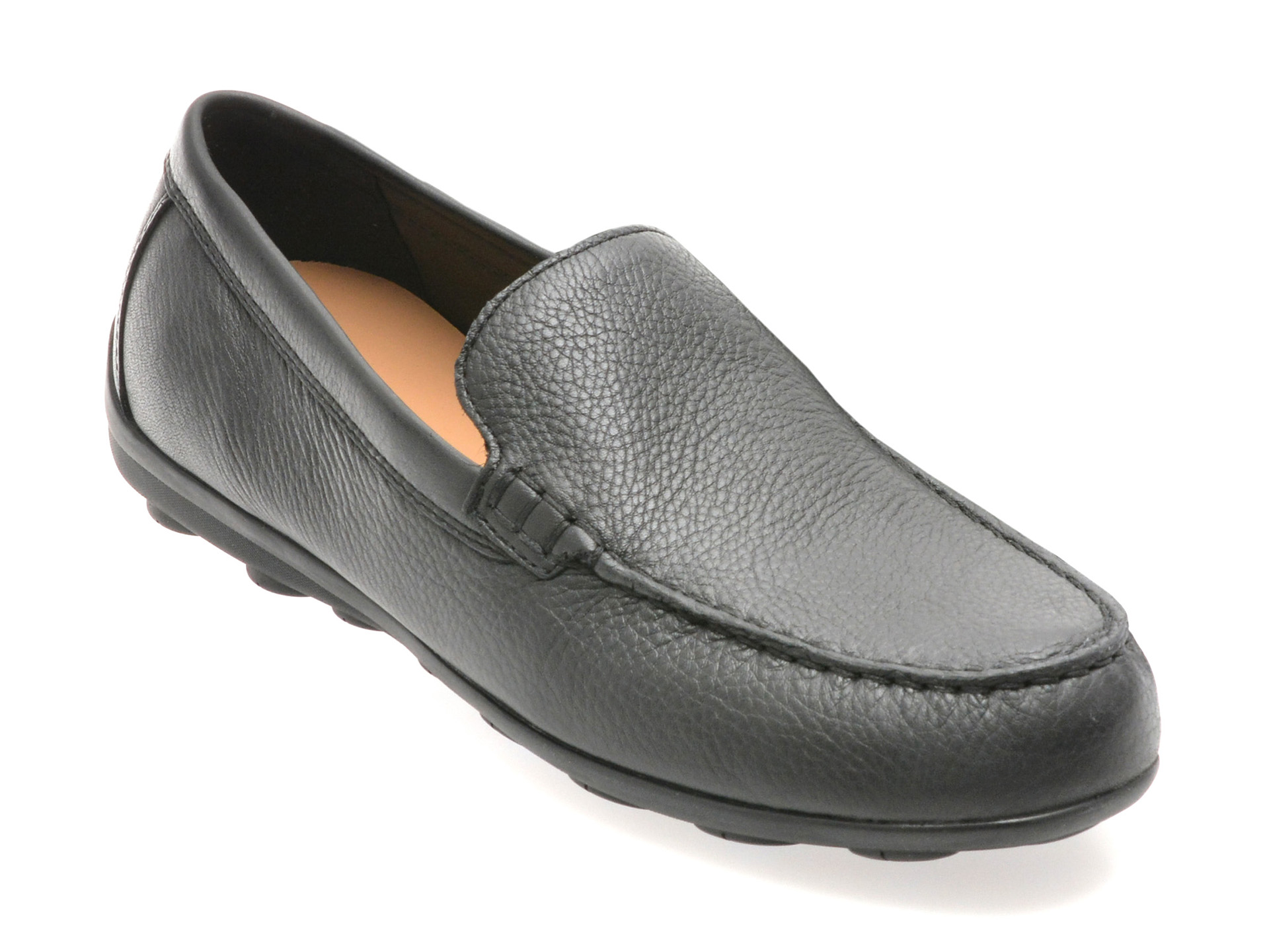 Mocasini GEOX negri piele respirabilă