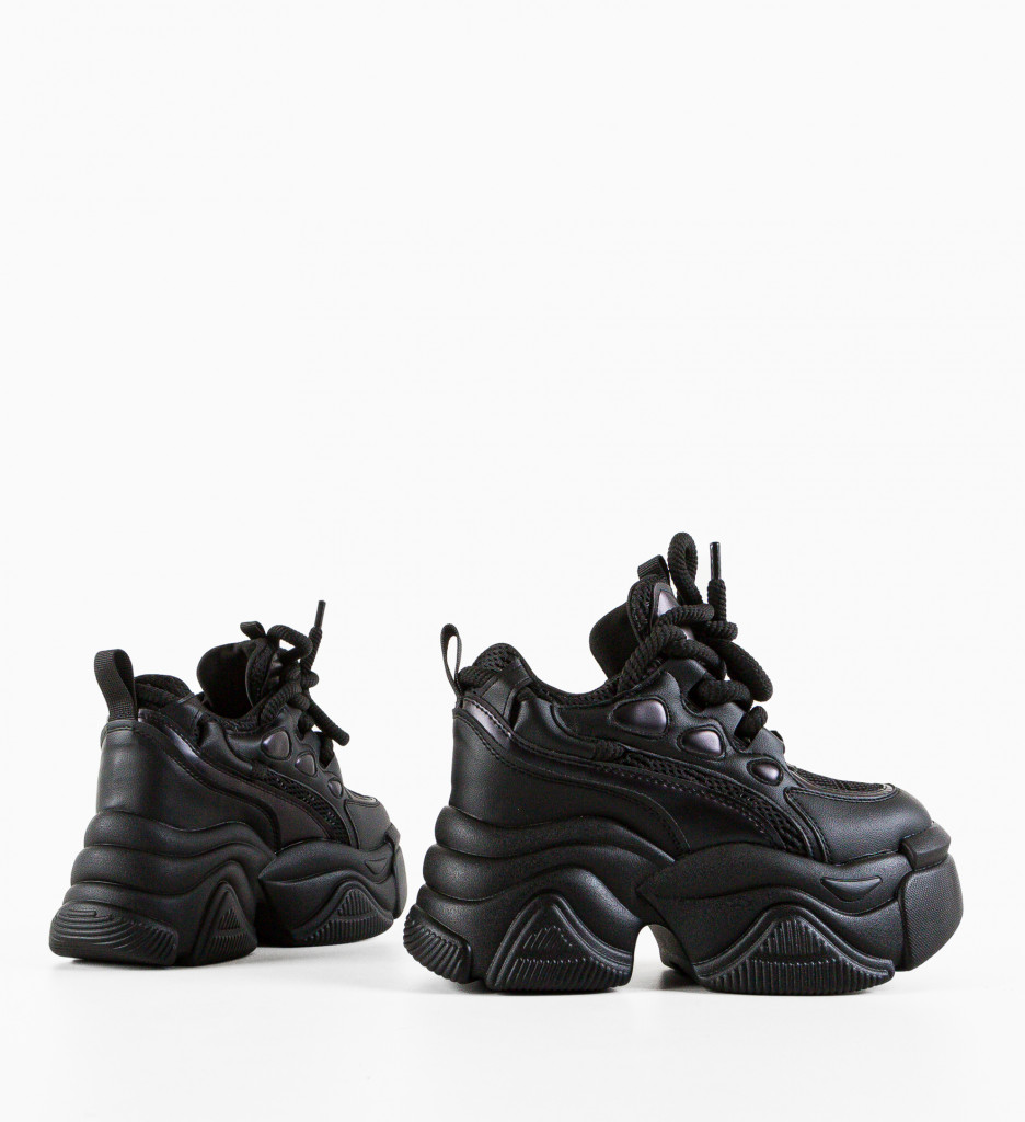 Sneakers Yemme Negri | Confort și Stil Urban - imagine 5