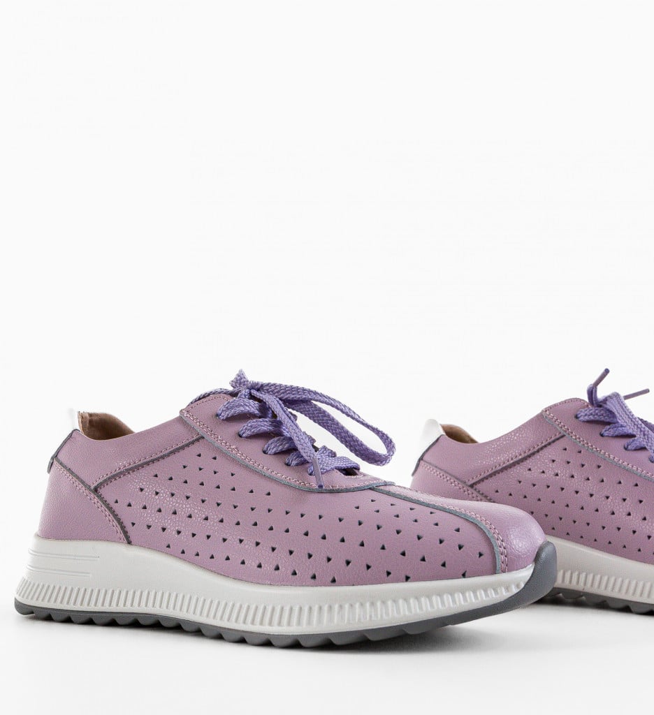 Pantofi Casual Kari Mov - Confort și Stil Zilnic - imagine 12