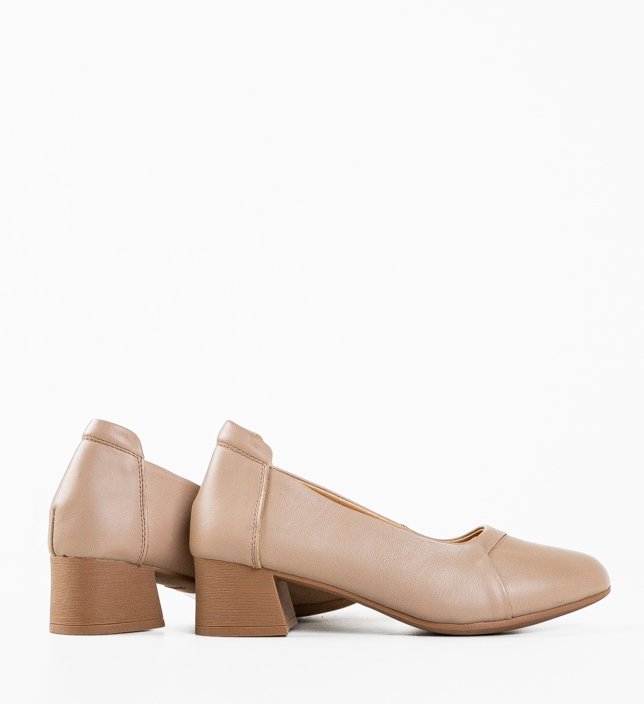 Pantofi dama Hebba Bej | Eleganță și Stil - imagine 2