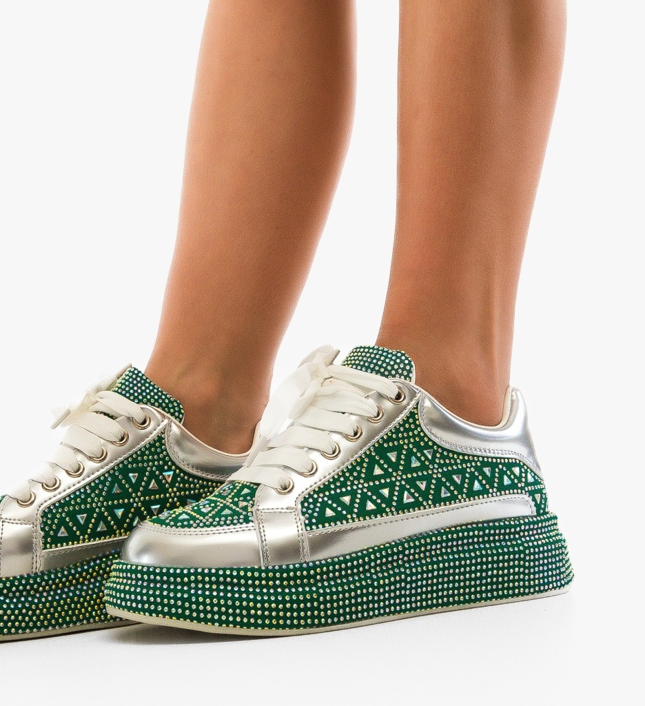 Sneakers Dama Trente Verzi | Confort Sport