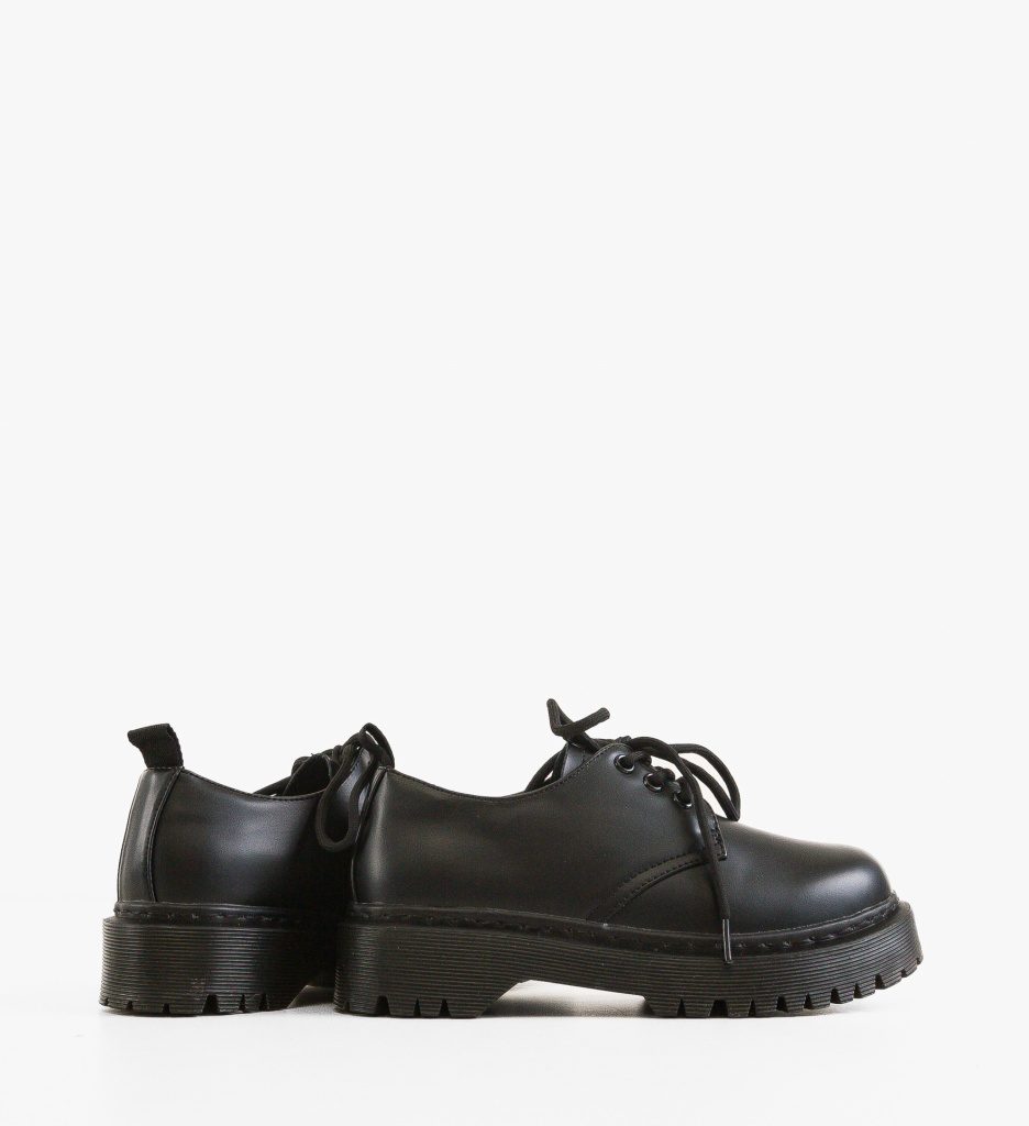 Pantofi Casual Negri Uchen | Stil Zilnic - imagine 4