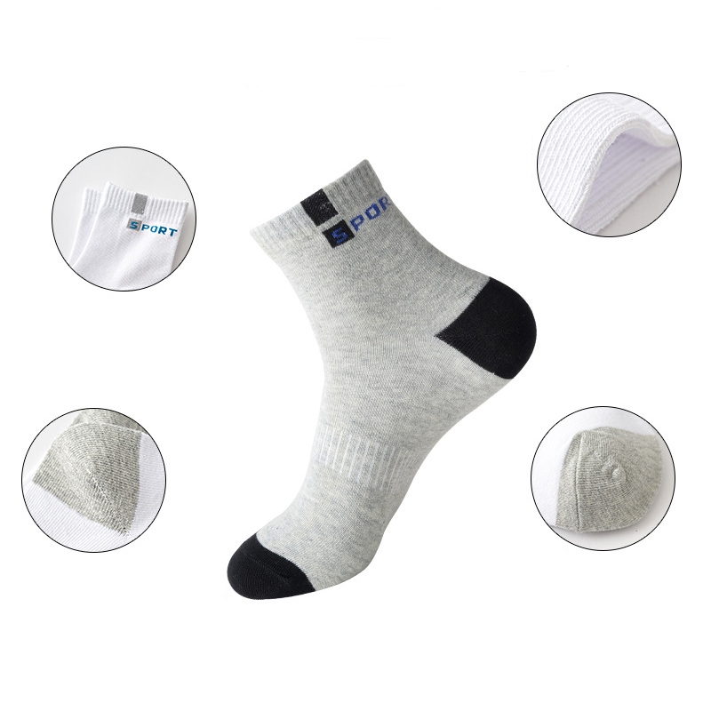 Set 10 perechi sosete Picadili gri, confortabile - imagine 2