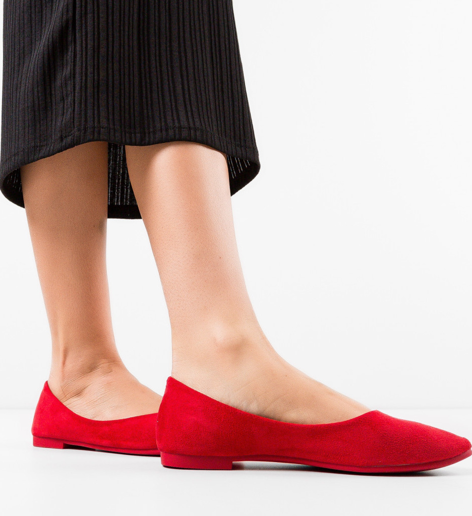 Balerini Lely Rosii - Confort și Eleganță Casual