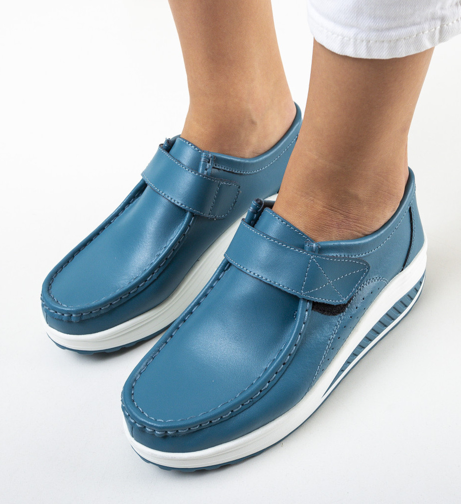 Pantofi Casual Marko Bleu - Confort & Stil - imagine 3