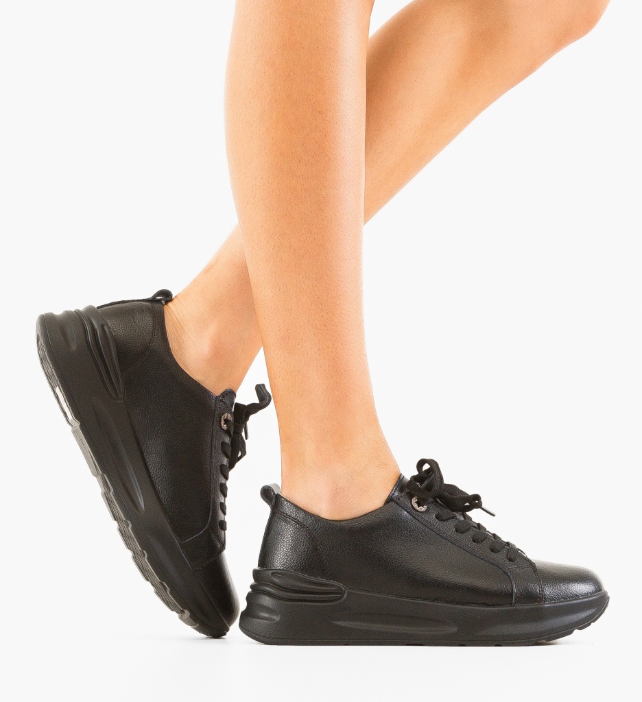 Sneakers Dama Rally Negri | Confort & Stil Urban - imagine 2