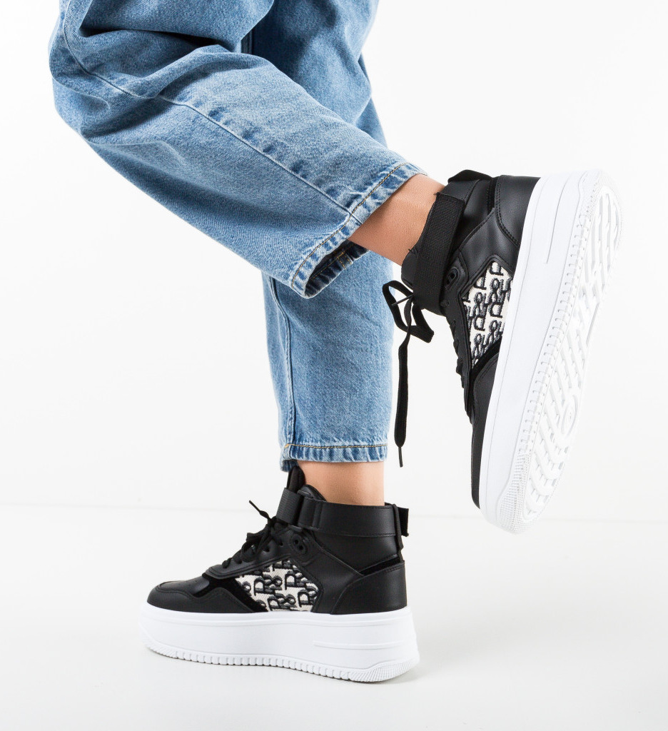 Pantofi Sport Boyer Negri | Confort Urban