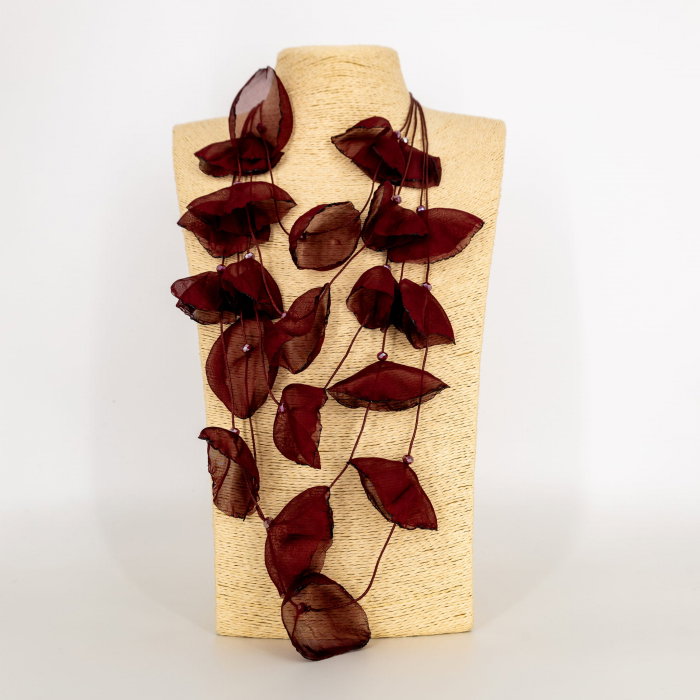 Colier Statement Bordo Shopika | Design Artistic Italian