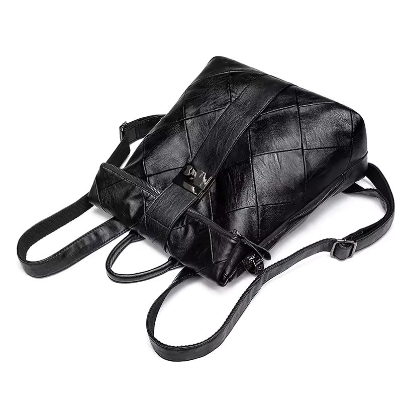 Rucsac dama Picadili Elsinore GT3244, Negru, Piele Ecologica - imagine 5