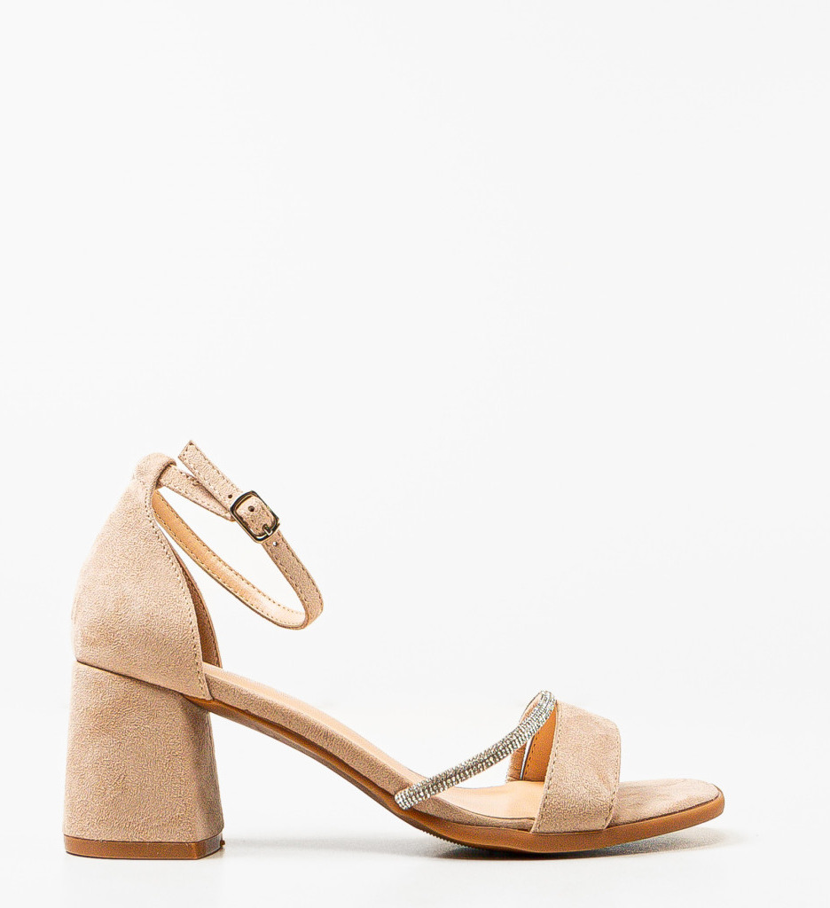 Sandale Kerblex Bej cu Toc - Eleganță și Confort - imagine 5