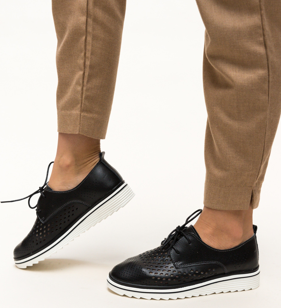 Pantofi Casual Negri - Confort și Stil Zilnic - imagine 4