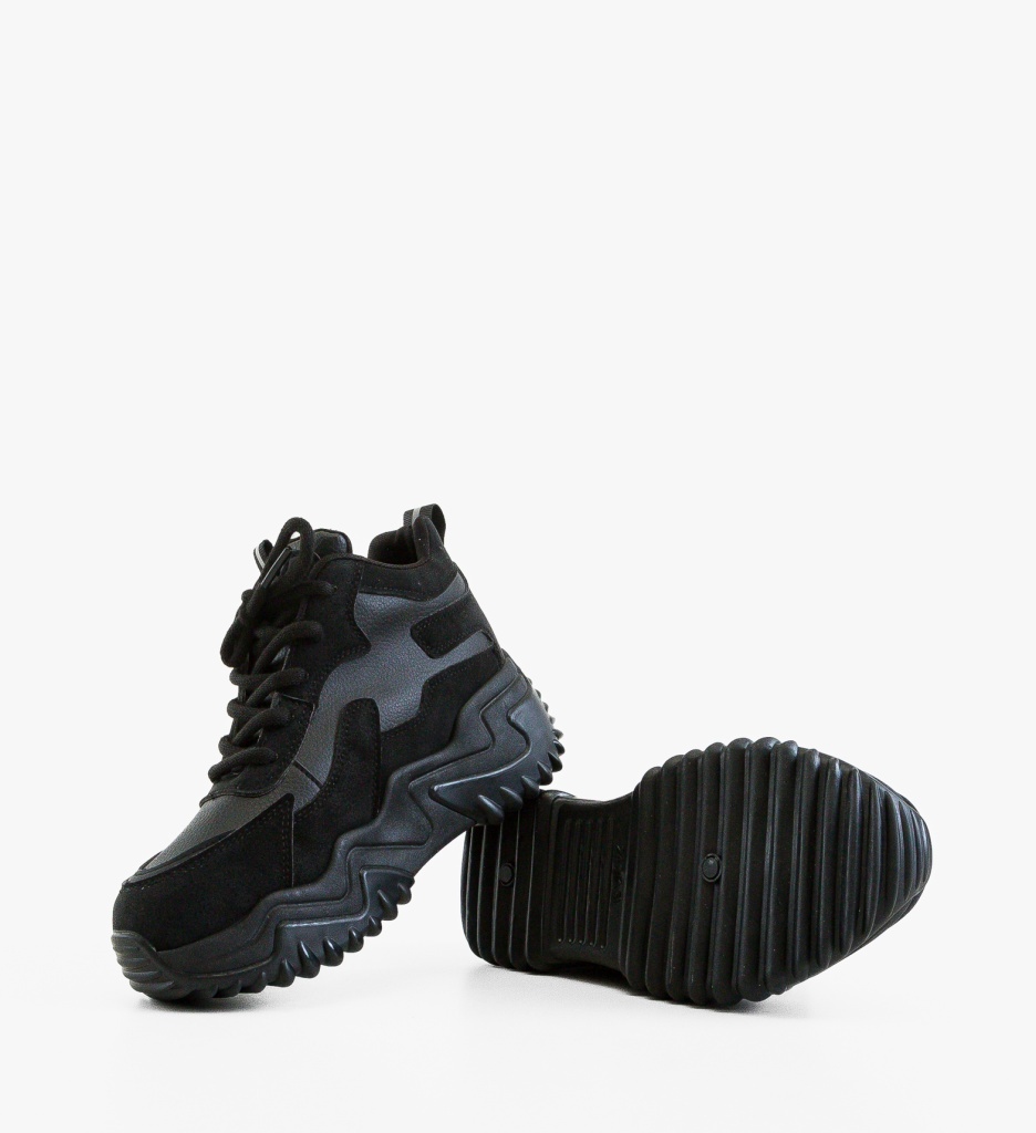 Sneakers Dama Orangyna Negri - Confort Spor - imagine 5