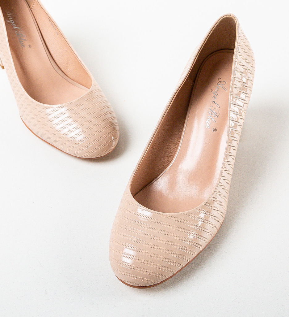 Pantofi Dama Jaylan Nude | Eleganță și Stil - imagine 5