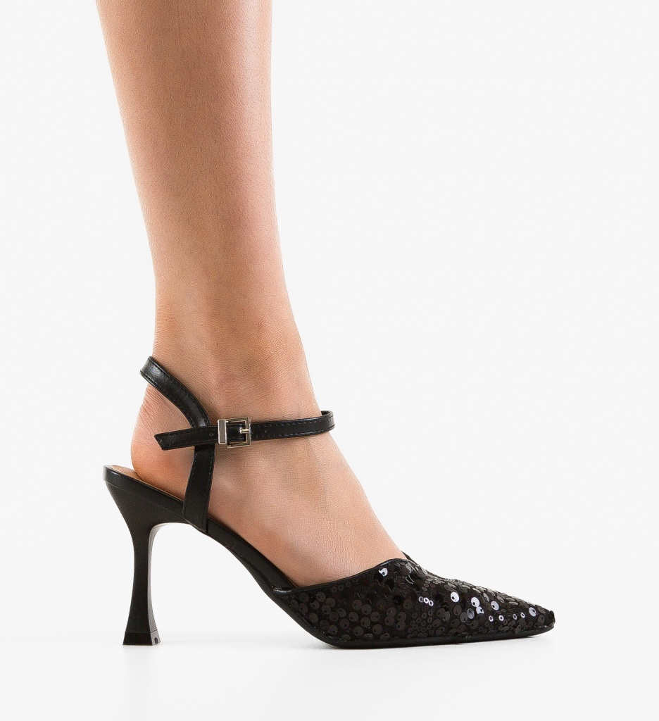Pantofi cu Toc Rayan Negri - Eleganță și Stil - imagine 6