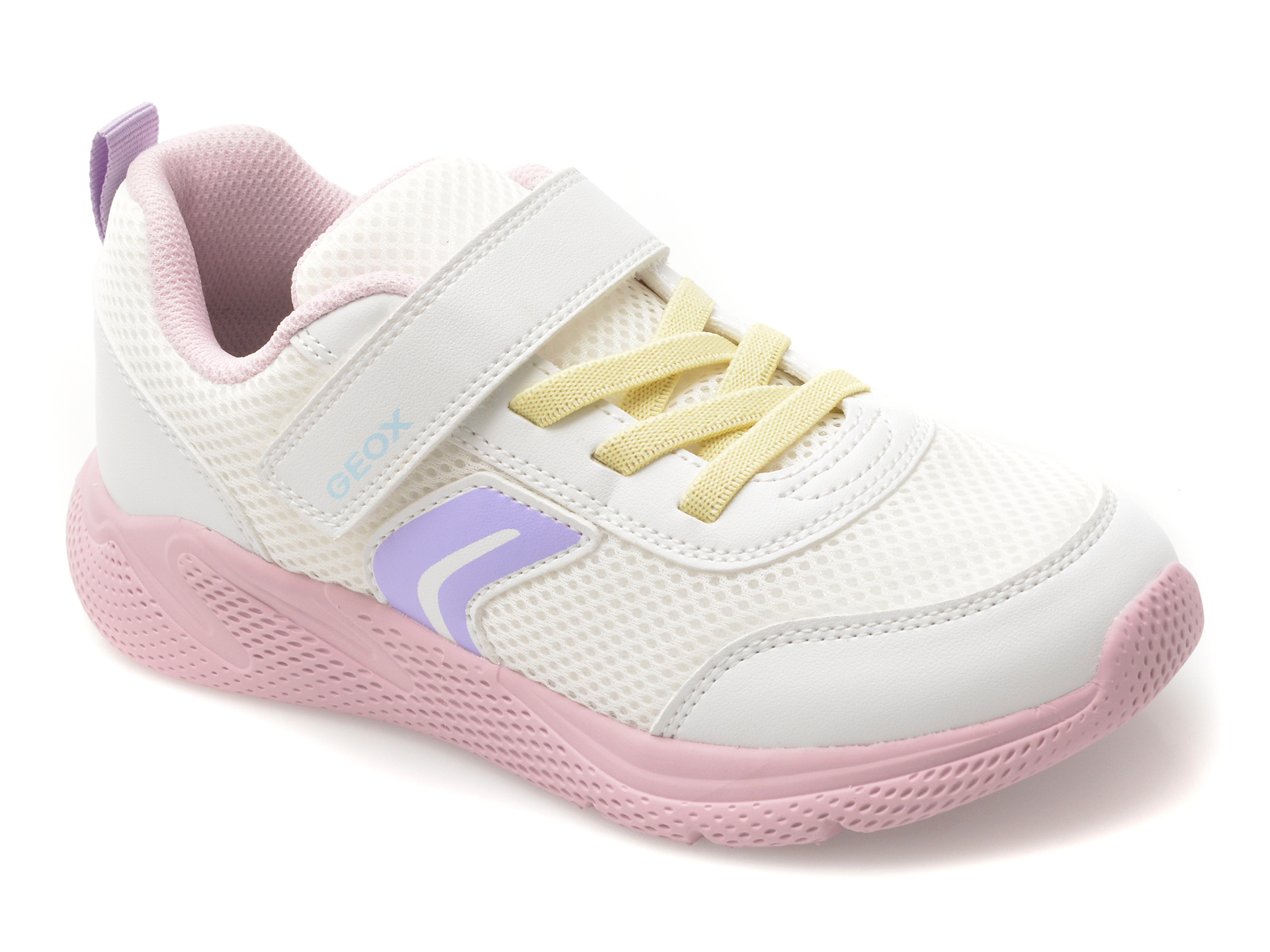 Pantofi sport Geox albi, J36FWB