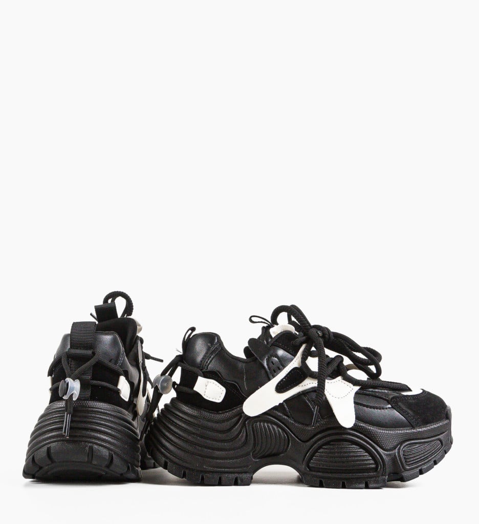 Sneakers Dama Gond Negri - Confort Urban - imagine 7