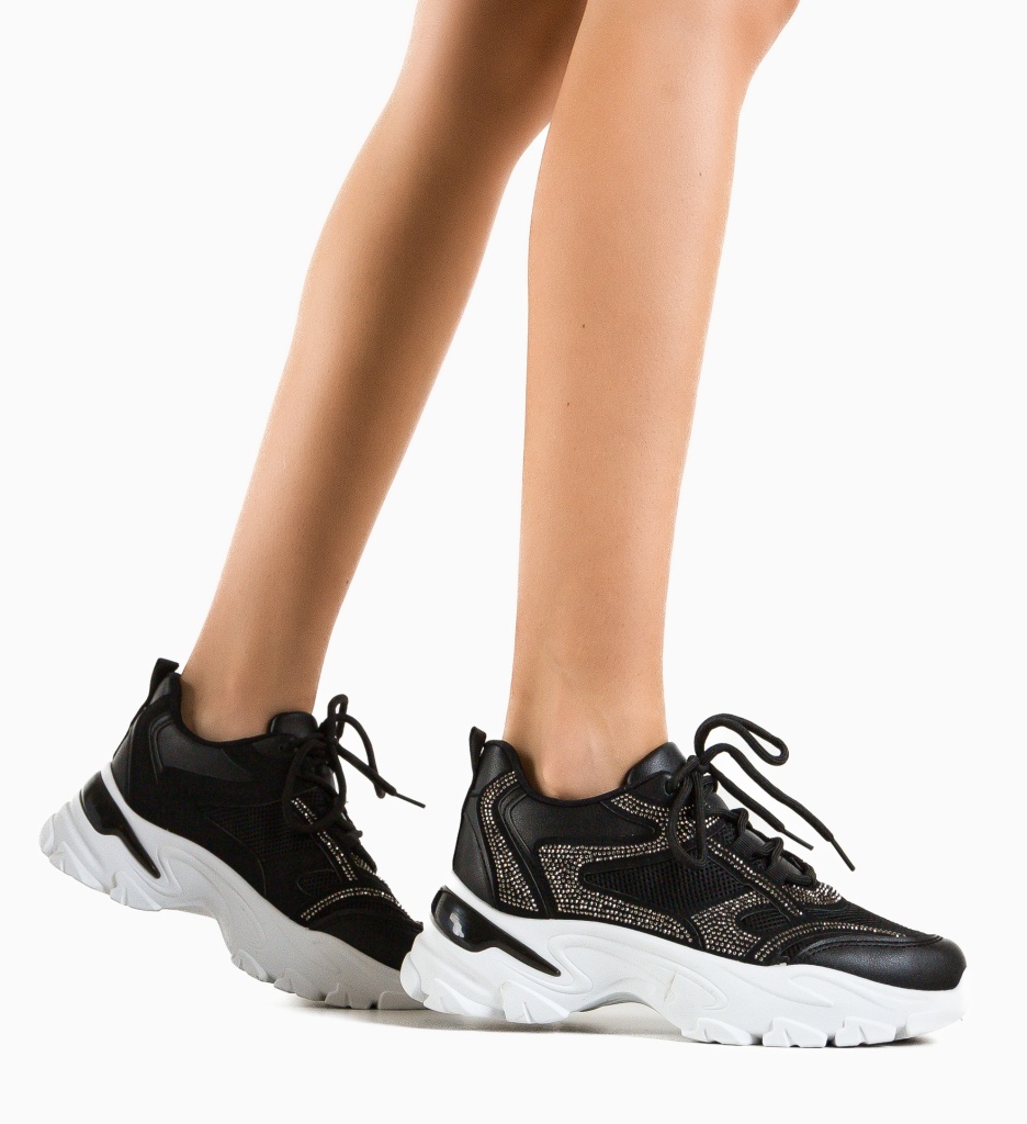 Pantofi Sport Nereus Negri | Confort și Stil - imagine 2