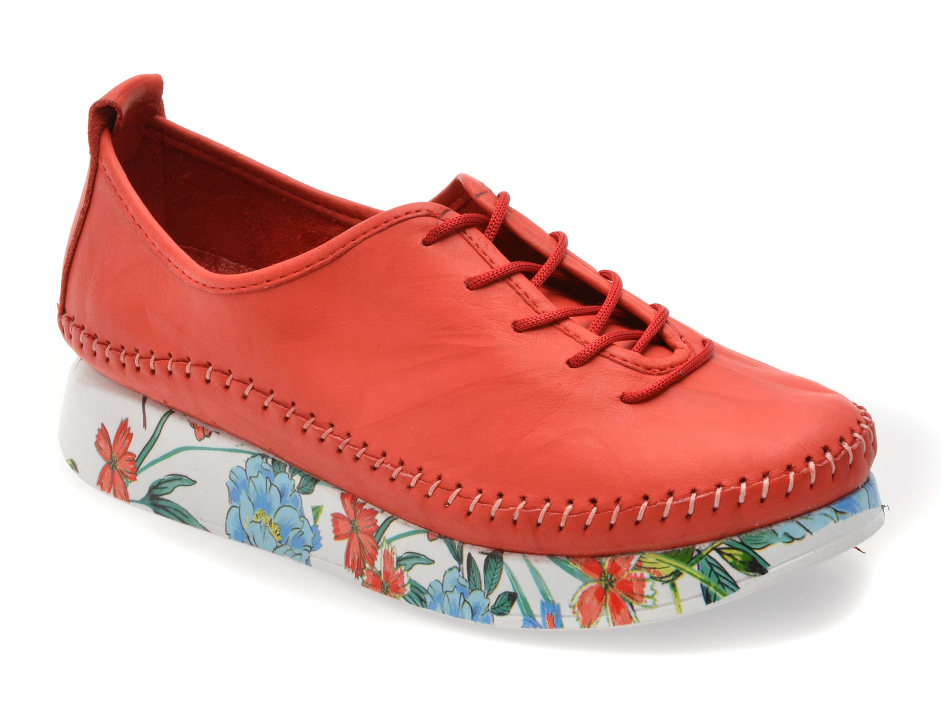 Pantofi FLAVIA PASSINI rosii din piele naturala