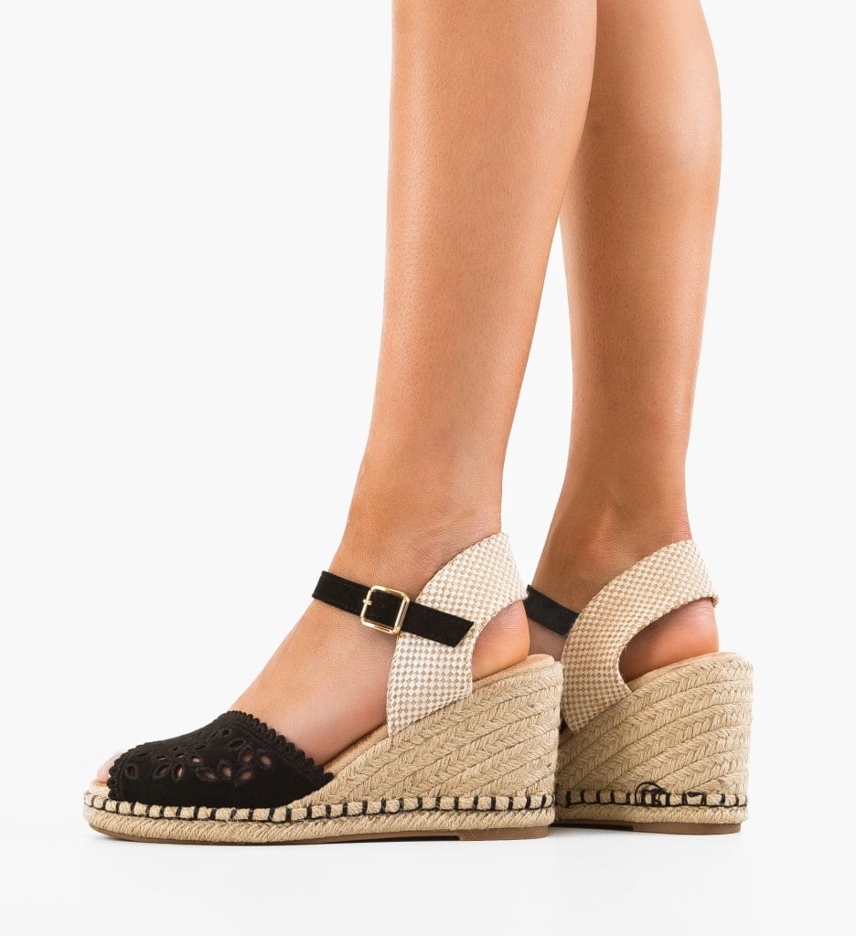 Platforme Dama Ehsan Negre | Confort si Stil