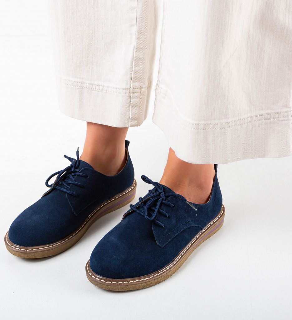 Pantofi Casual Romena Bleumarin - Confort și Stil - imagine 2