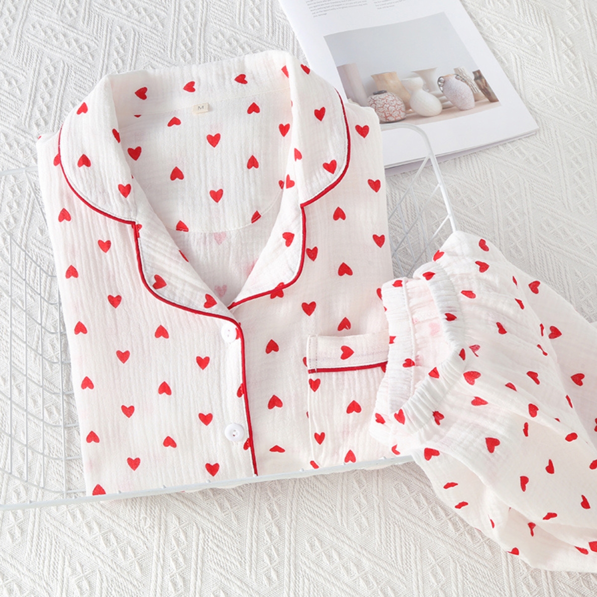 Pijama Dama Delis Sleepy Hearts 2 piese - imagine 3