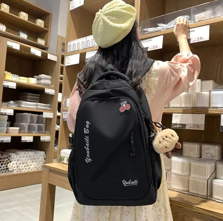 Rucsac Dama Picadili Negru Impermeabil | Stil Urban - imagine 2