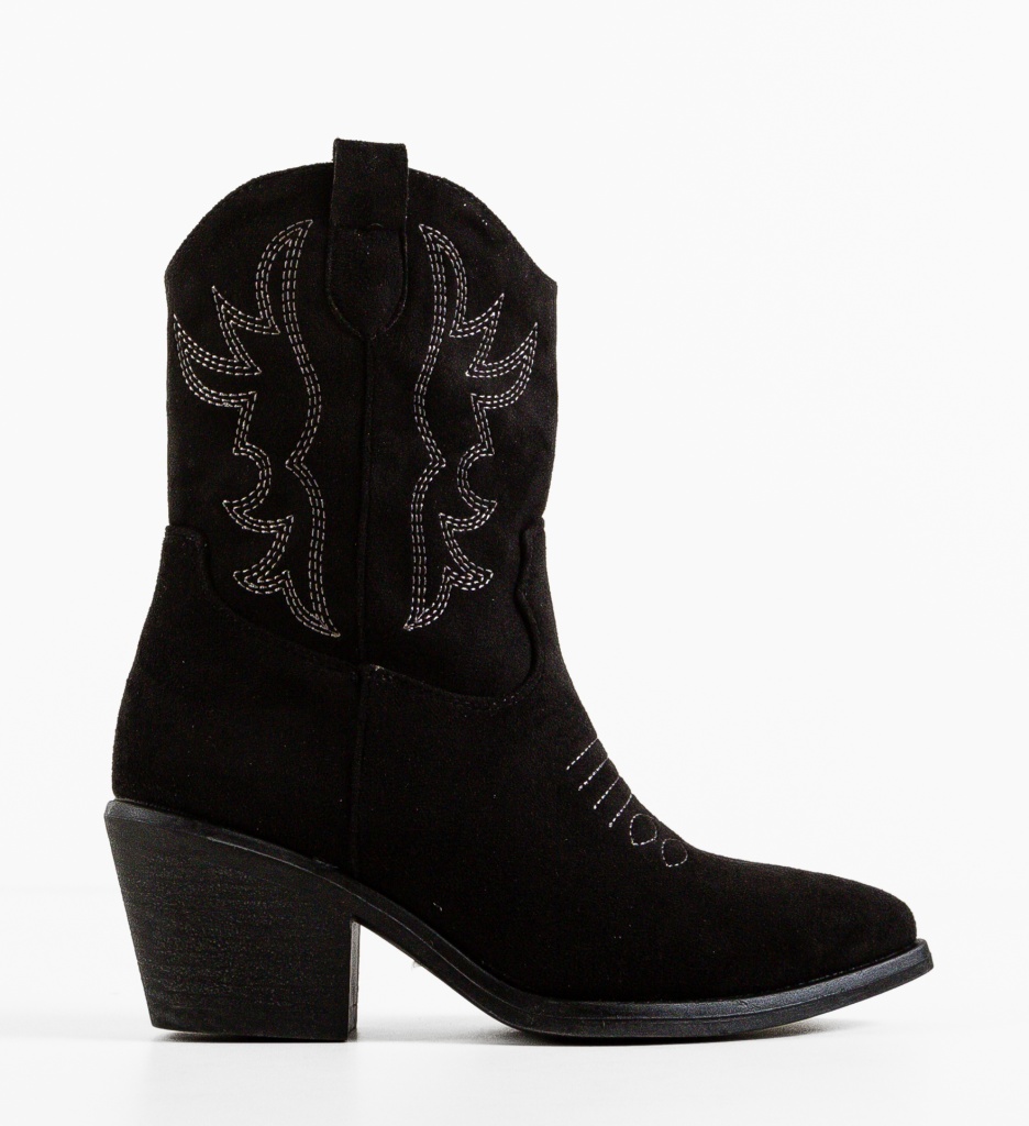 Botine Kamal Negre - Eleganță și Stil - imagine 3