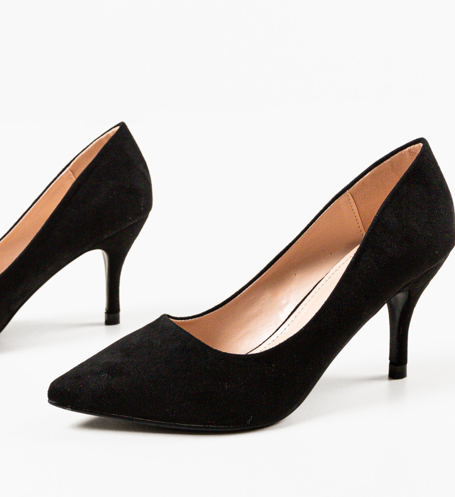 Pantofi Marsh Negri | Eleganță cu Toc - imagine 5