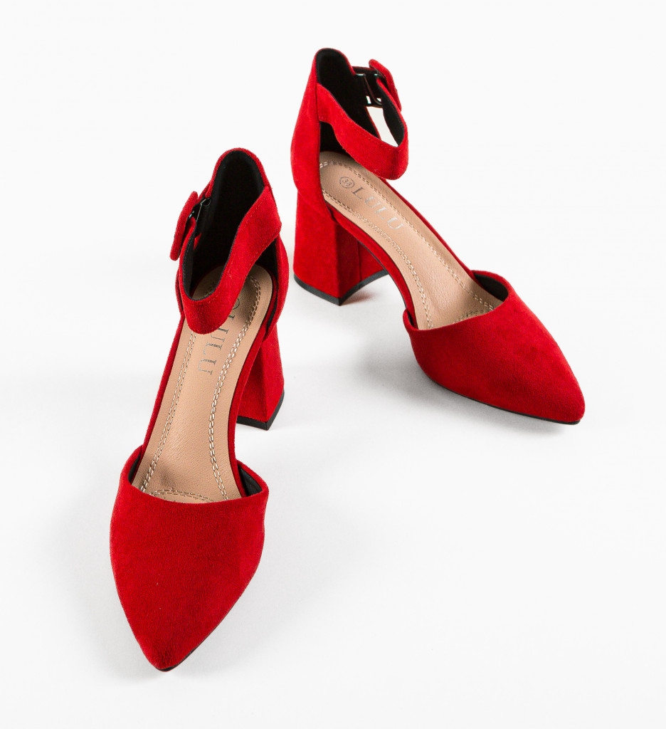 Pantofi Shard Rosii - Eleganță și Stil - imagine 6