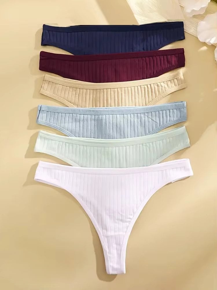 Picadili Set 6 Chiloți Dama Confort Bumbac