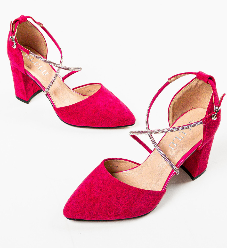 Pantofi Dama Saekya Fuchsia - Eleganță și Stil - imagine 5