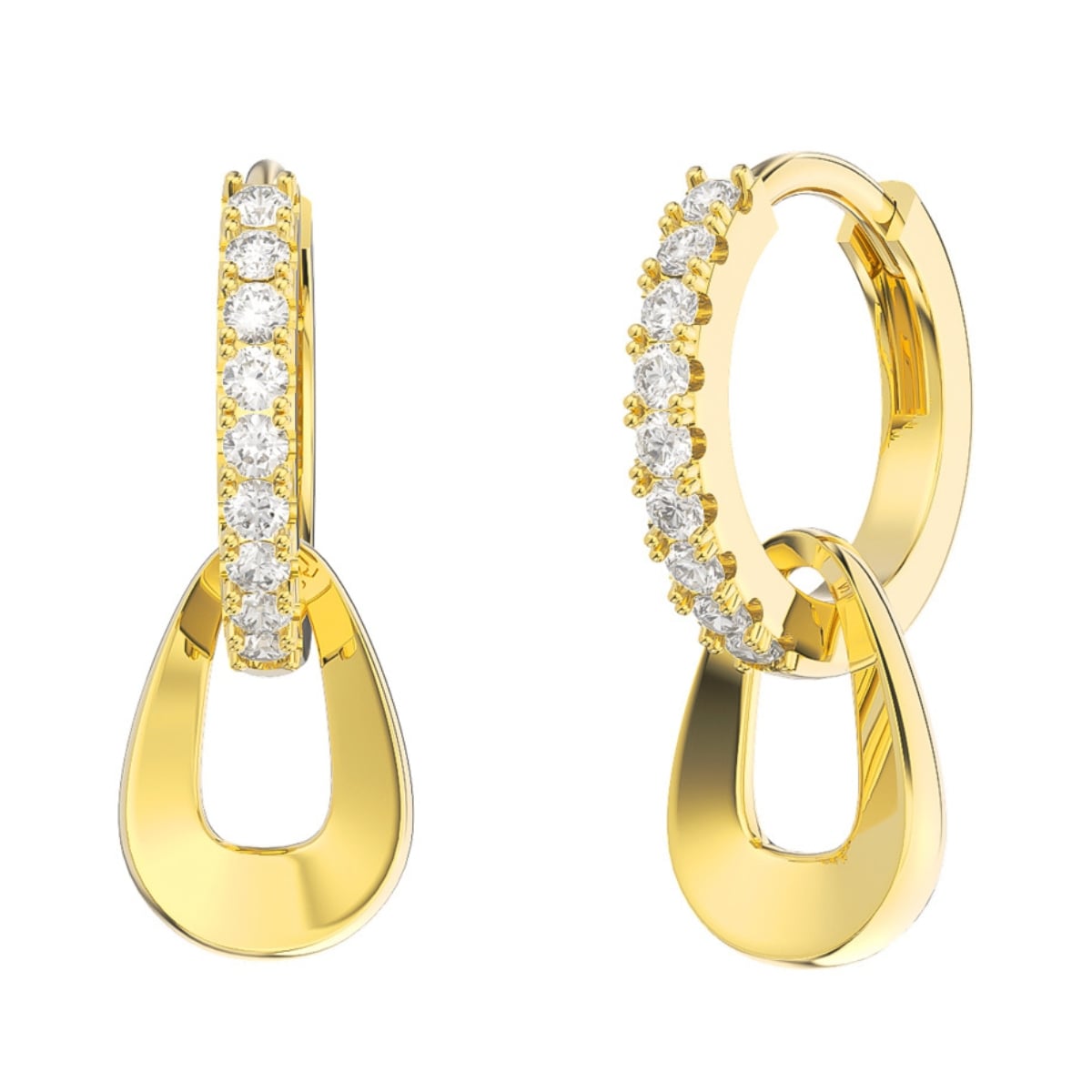 Cercei Delis Argint 925 Placati Aur - Eleganti