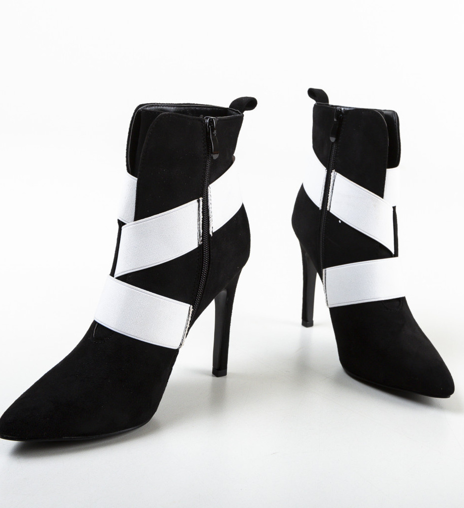 Botine Ewen Negre | Confort si Eleganta - imagine 5