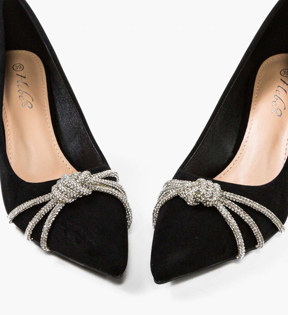 Pantofi Baylor Negri Eleganți - imagine 5