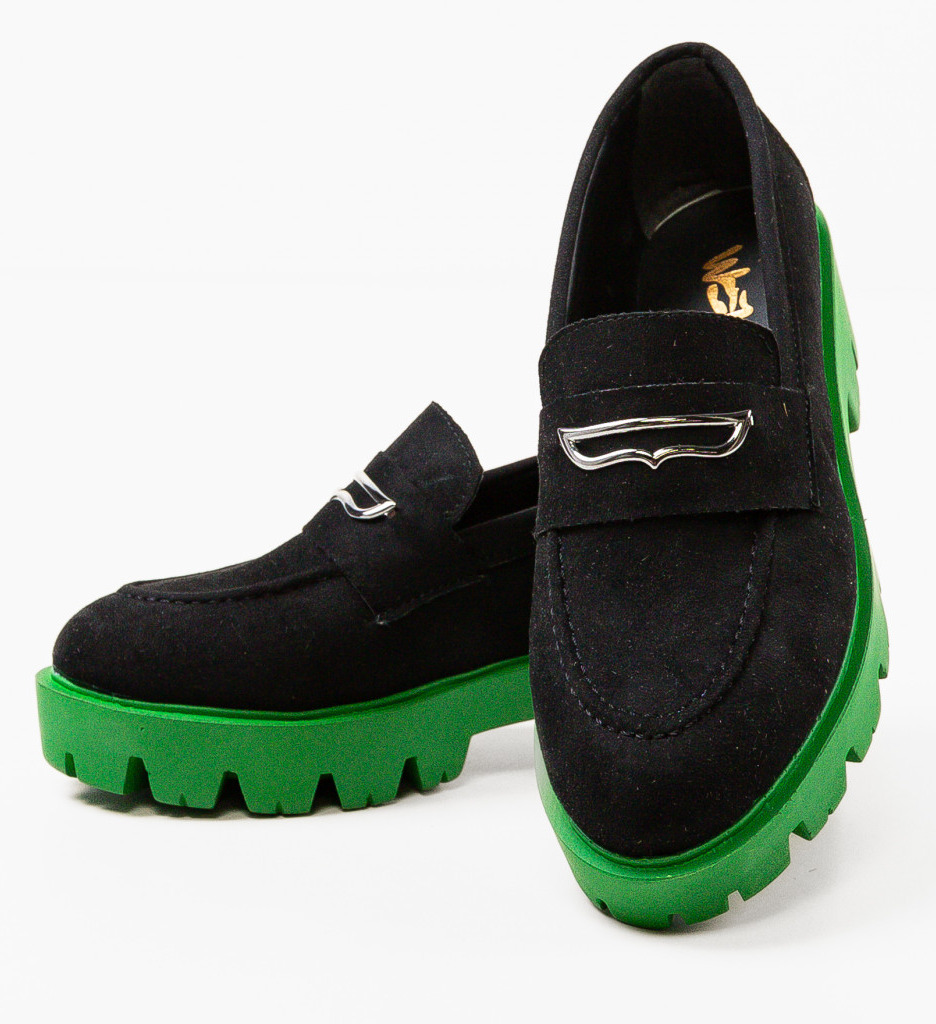 Pantofi Beikrols Negri | Casual & Eleganți - imagine 5