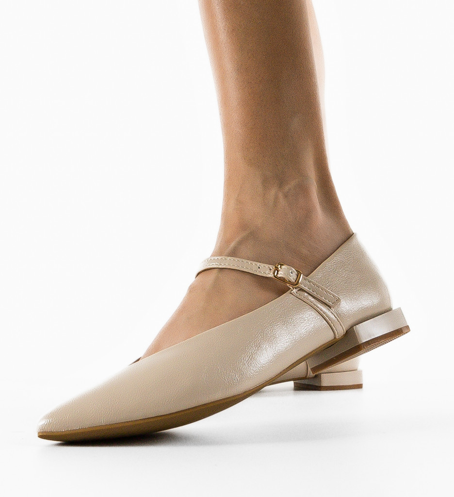 Pantofi Dama Navammis Nude - Eleganță și Stil - imagine 4