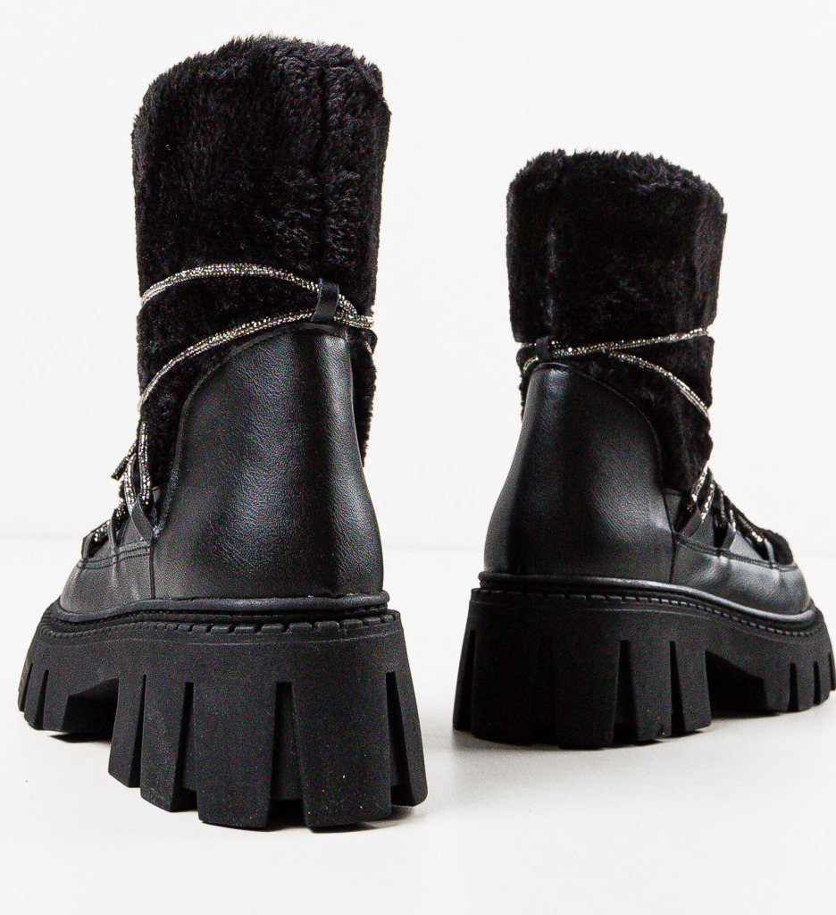 Ghete Dama Migdal Negre - Eleganță și Confort - imagine 7