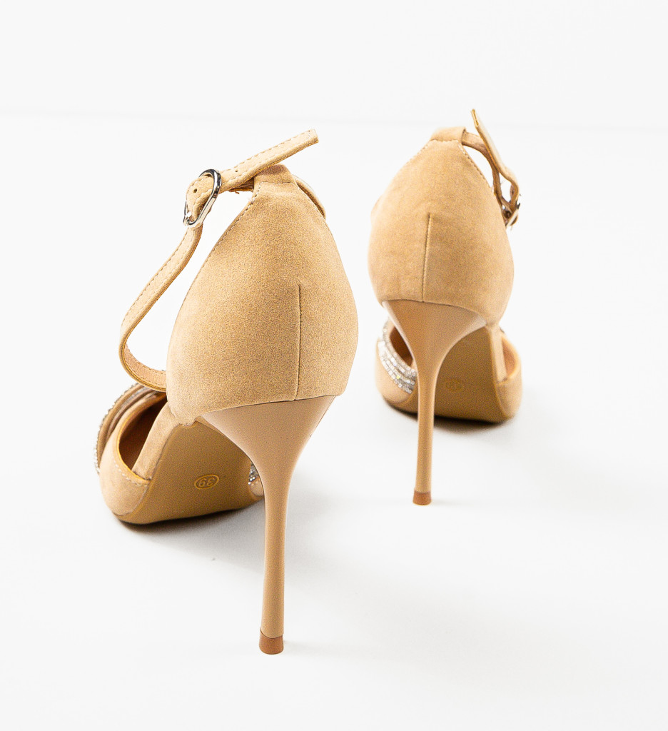 Pantofi cu Toc Jagger Bej - Eleganță Asigurată - imagine 8