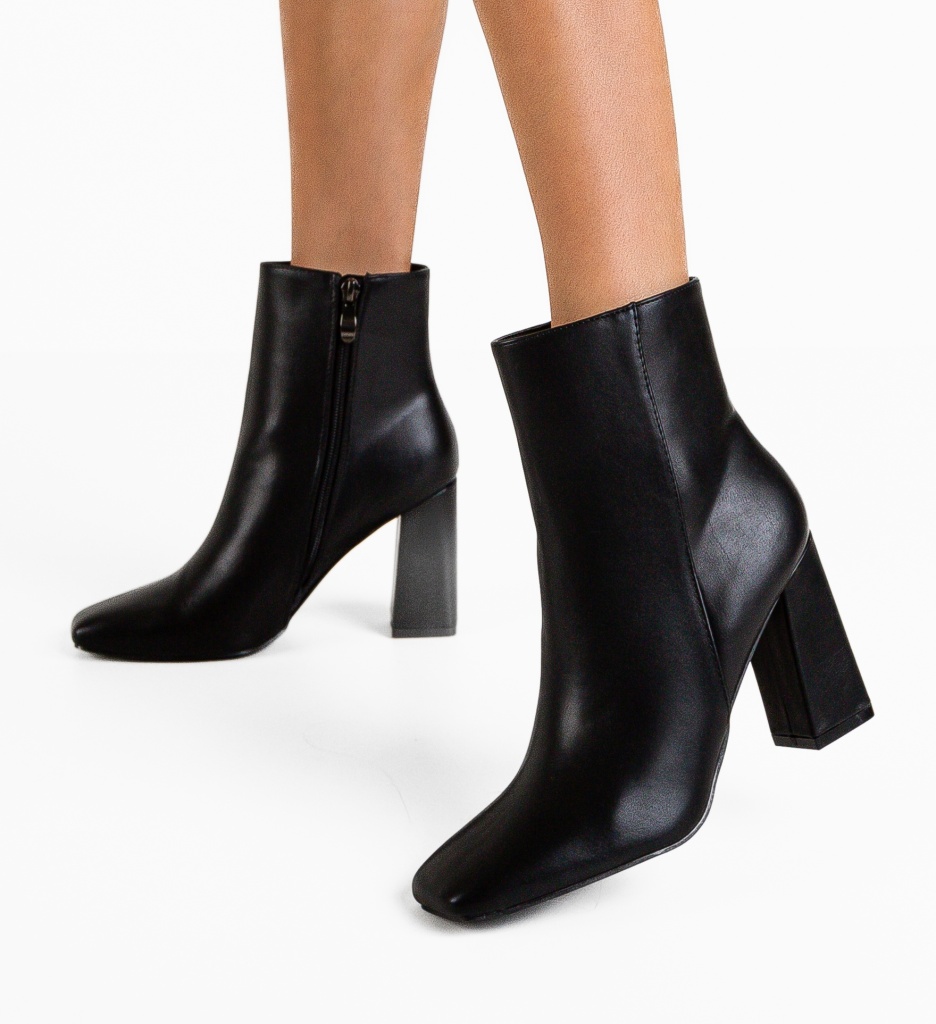 Botine Dama Rowan Negre - Eleganță și Stil - imagine 3