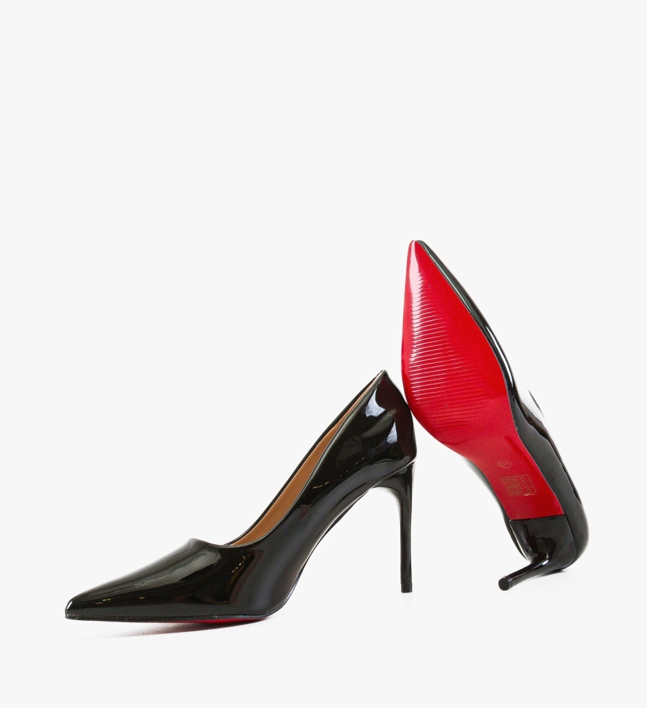 Pantofi Stiletto Neybar Negri - Eleganță și Stil - imagine 8