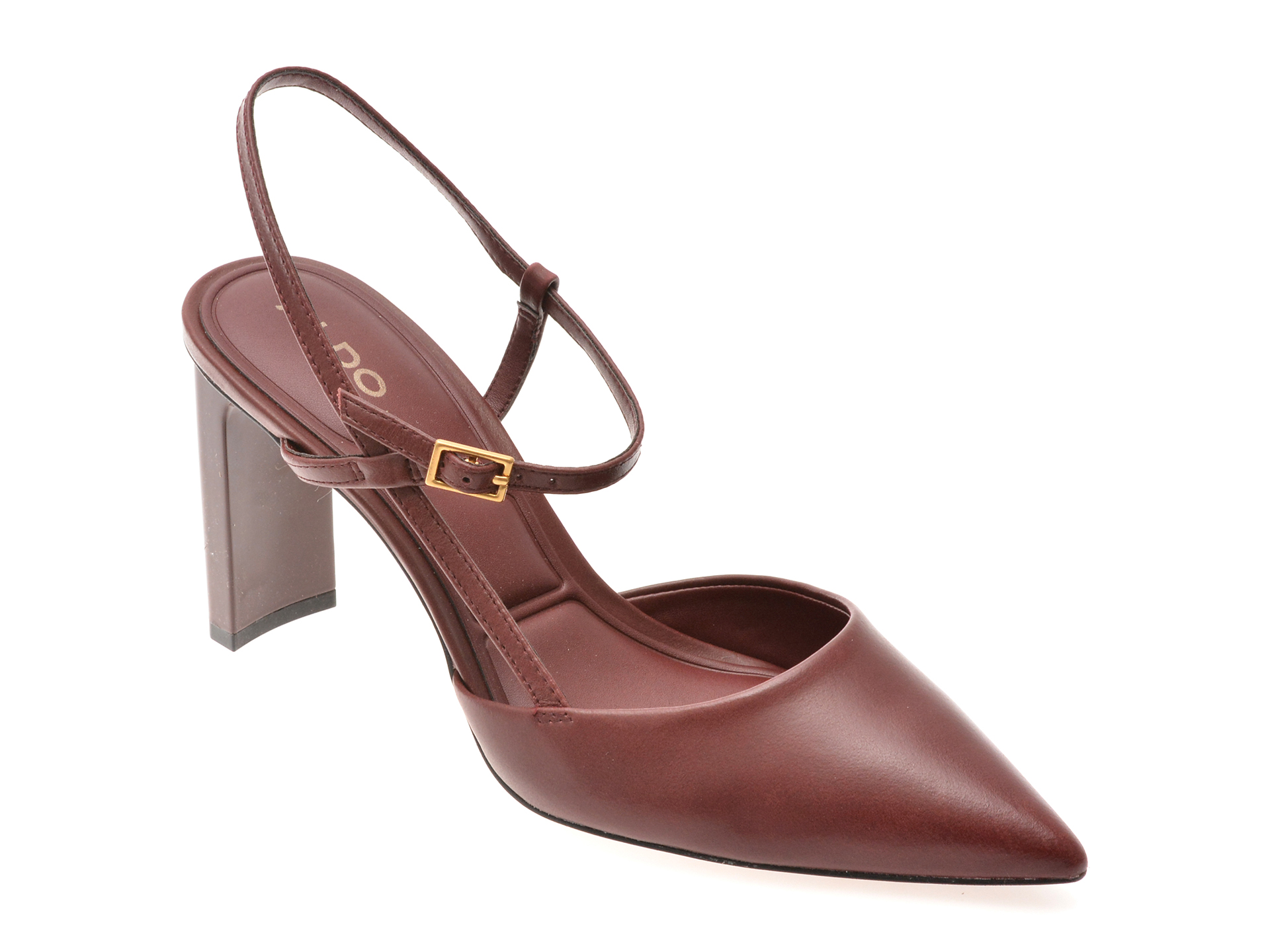 Pantofi eleganti ALDO visinii din piele