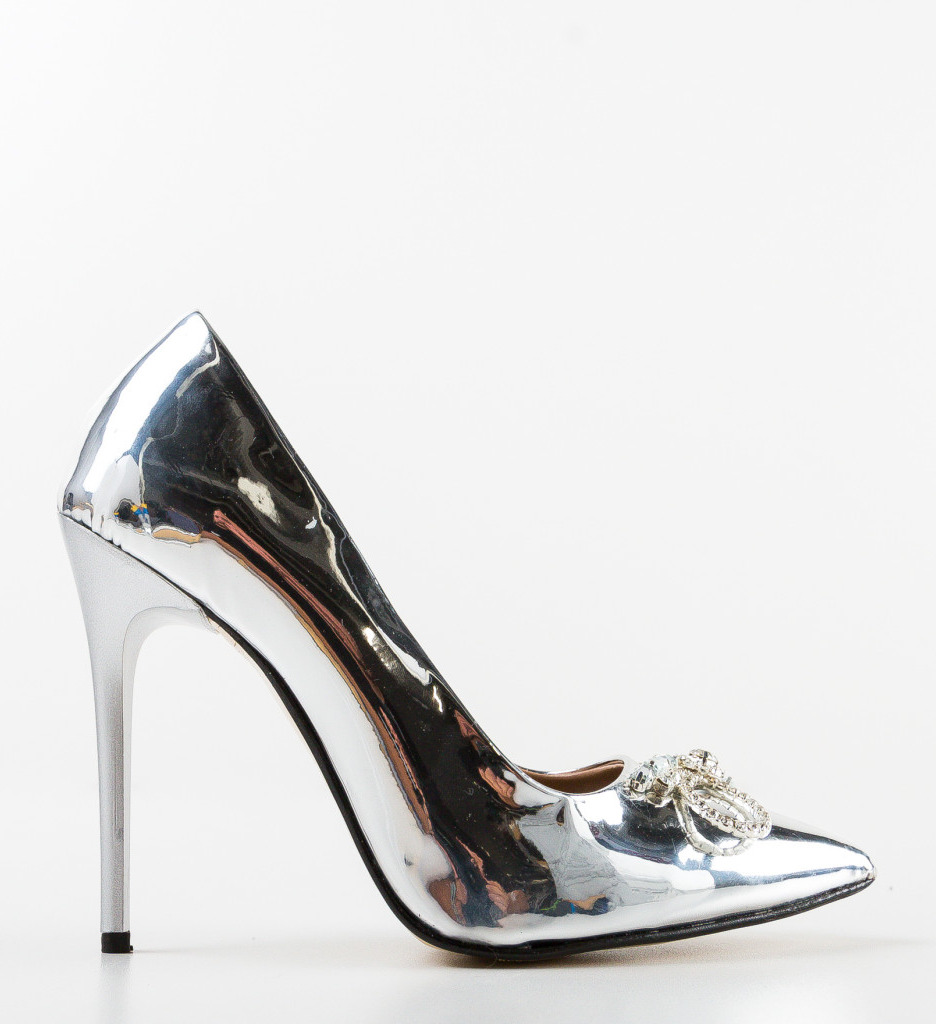 Pantofi Opsitro Argintii | Eleganță Garantată - imagine 4