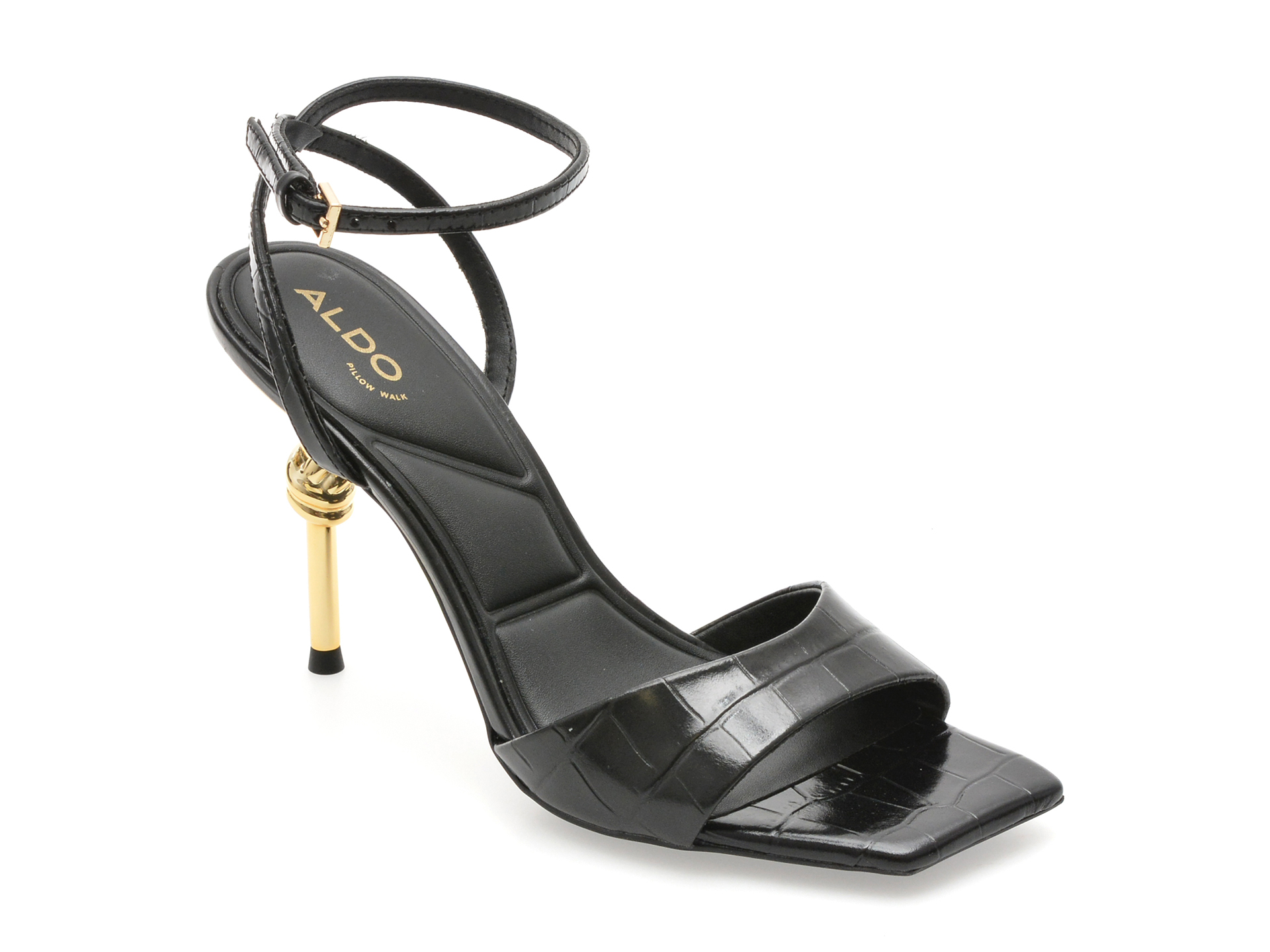 Sandale Elegante ALDO Negre din Piele