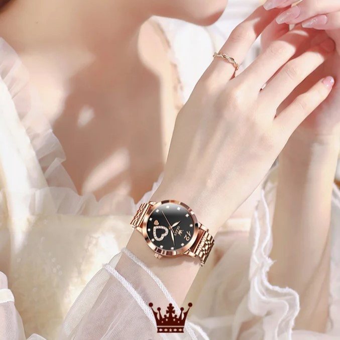 Ceas de dama Olevs CS1692 otel inoxidabil rose gold - imagine 3