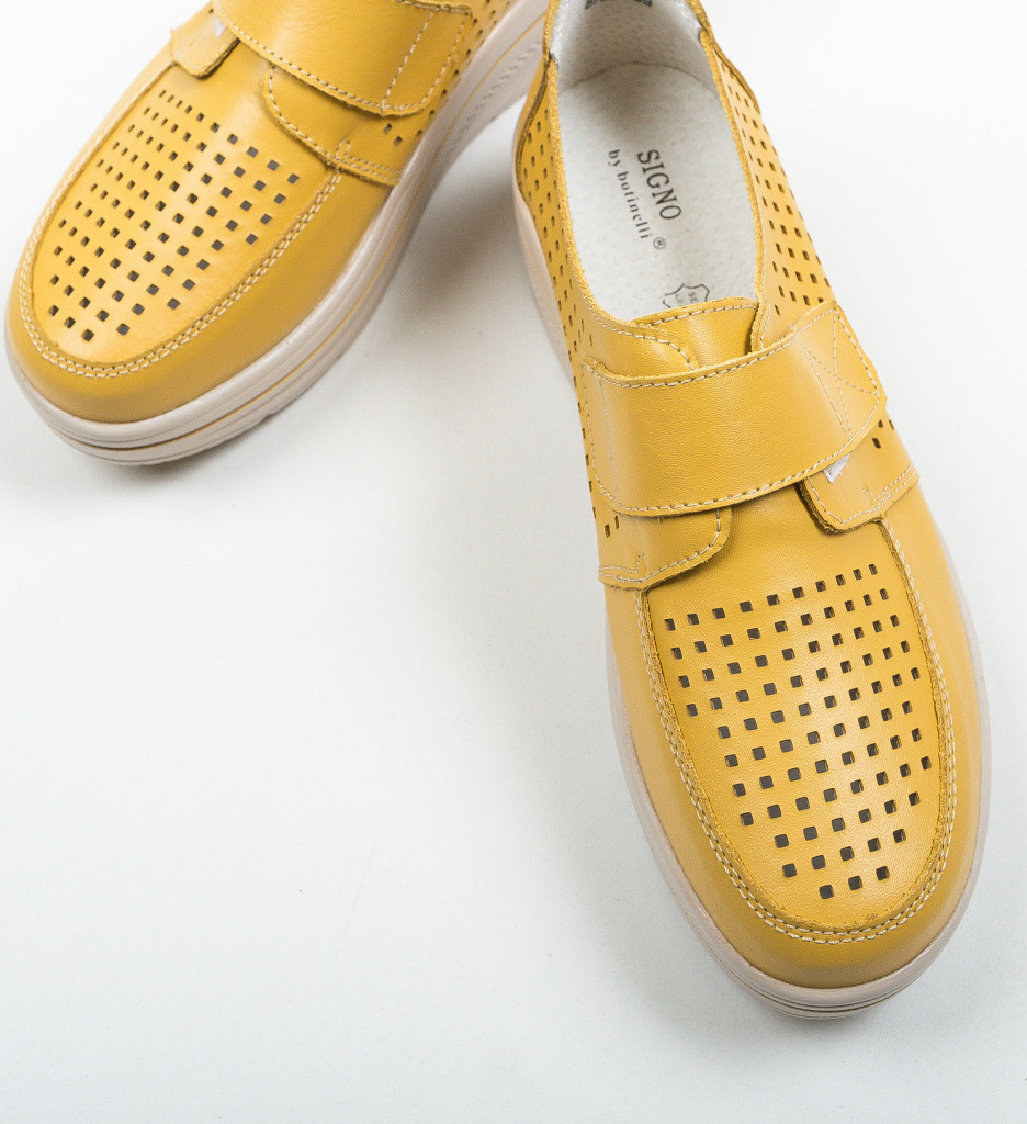 Pantofi Casual Galbeni | Stil și Confort Zilnic - imagine 5