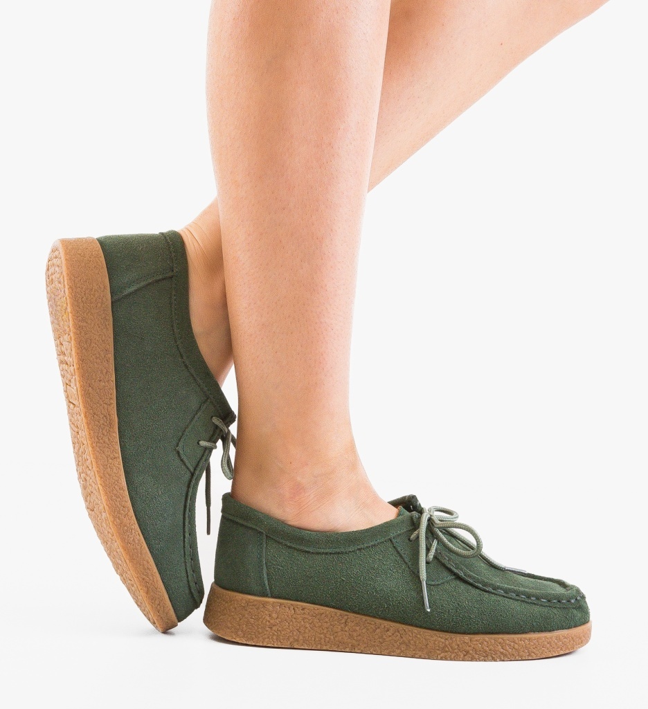 Pantofi Casual Neca Verzi | Confort Zilnic - imagine 15