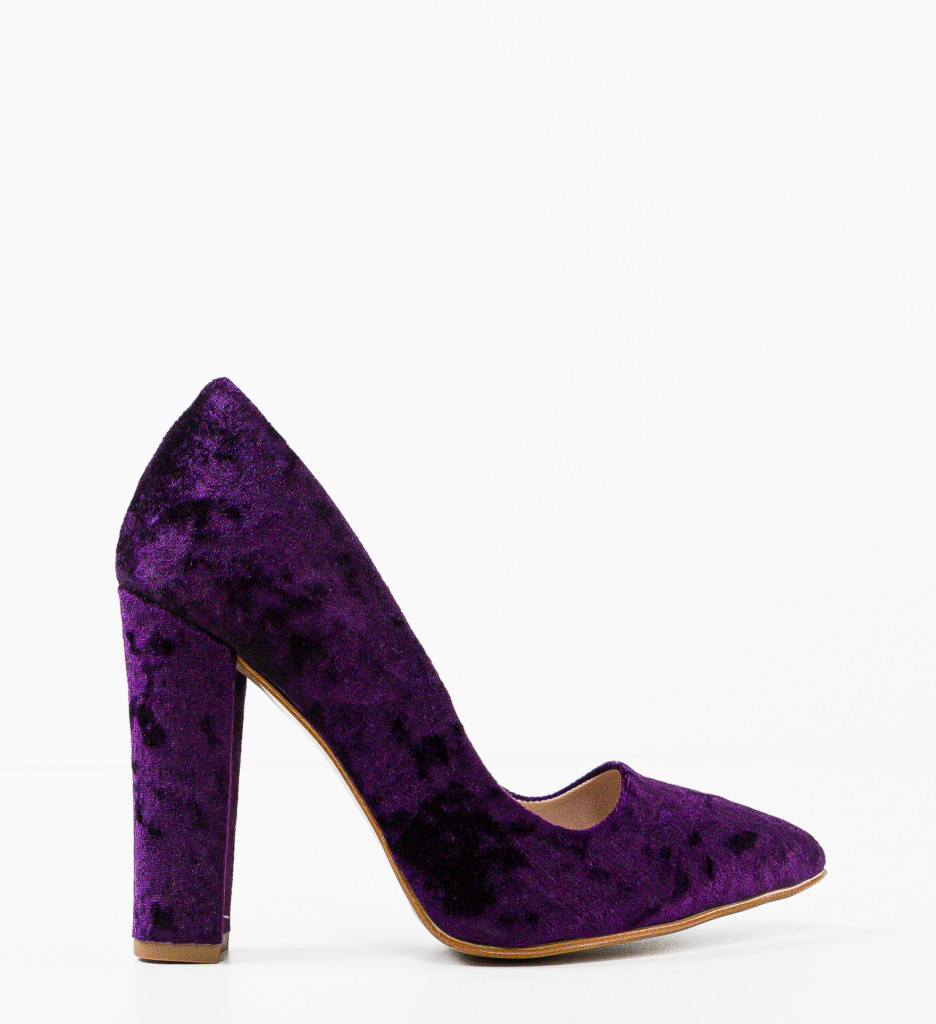 Pantofi cu Toc Clash Mov 3 - Eleganță Asigurată - imagine 5