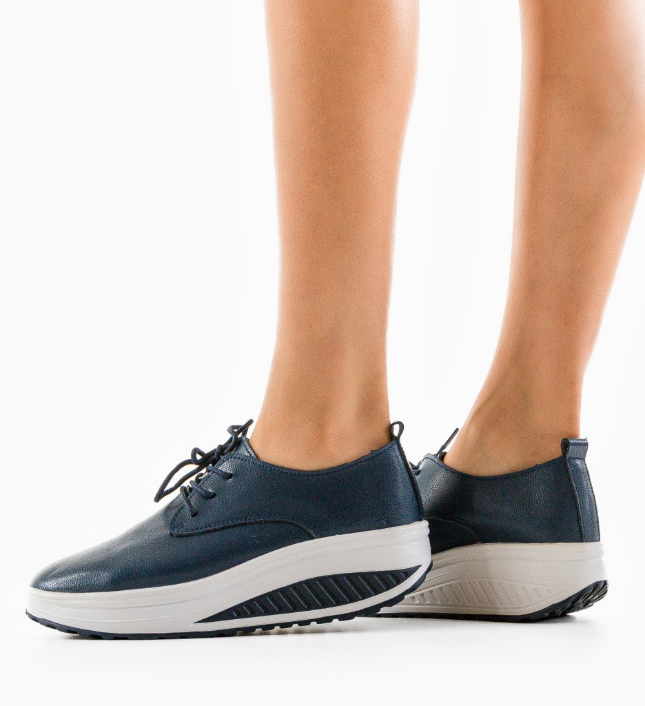 Pantofi Casual Kleak Bleumarin - Confort Stilat - imagine 3