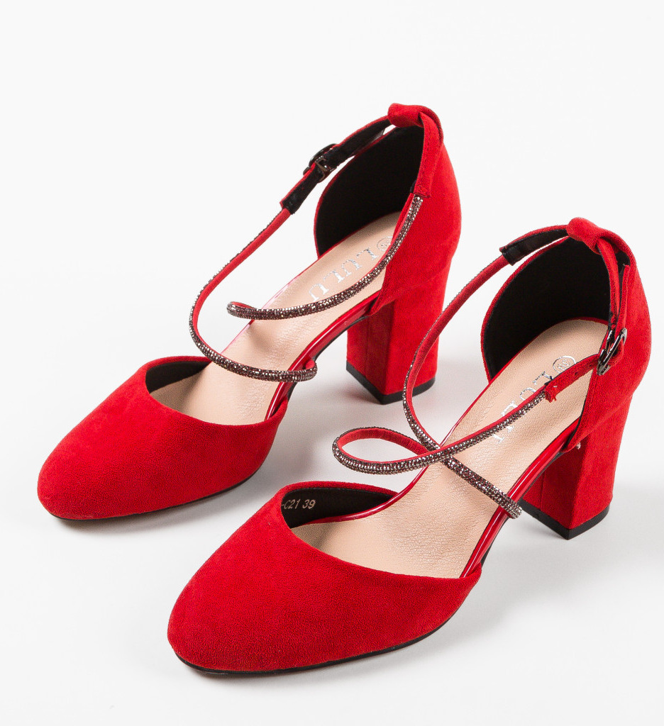 Pantofi Jonak Rosii | Eleganță și Stil - imagine 2
