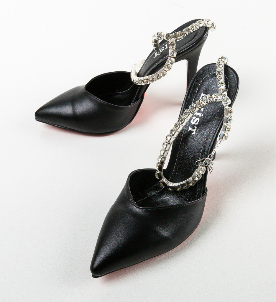 Pantofi dama Reberta Negri eleganți cu toc - imagine 5